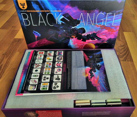 Tabletop Terrain Board Game Insert Black Angel Game Insert / Organizer