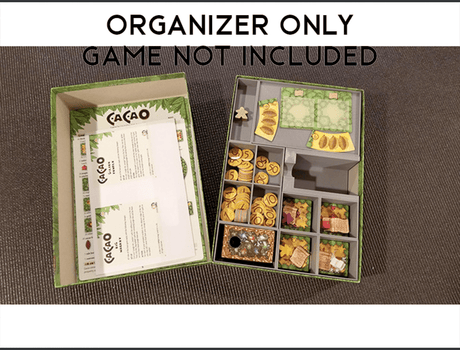 Tabletop Terrain Board Game Insert Cacao + Expansions Board Game Insert / Organizer