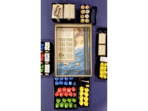 Tabletop Terrain Board Game Insert Cape May Board Game Insert / Organizer