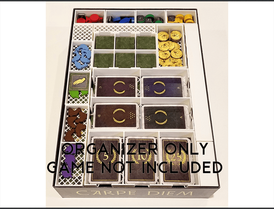 Tabletop Terrain Board Game Insert Carpe Diem Board Game Insert / Organizer