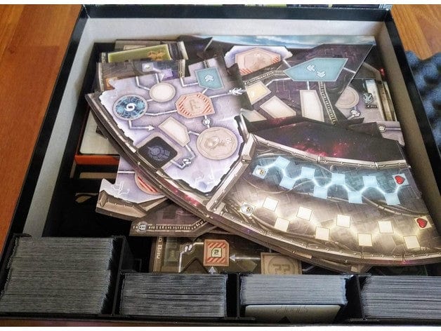 Tabletop Terrain Board Game Insert Clank! In Space! With both Expansions Board Game Insert / Organizer