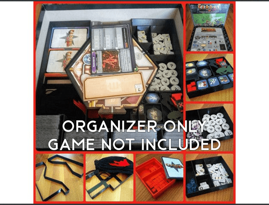 Tabletop Terrain Board Game Insert Clank! In Space! With both Expansions Board Game Insert / Organizer