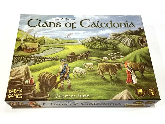 Tabletop Terrain Board Game Insert Clans of Caledonia Board Game Insert / Organizer