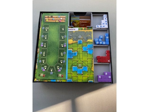Tabletop Terrain Board Game Insert Cubitos Board Game Insert / Organizer Tabletop Terrain