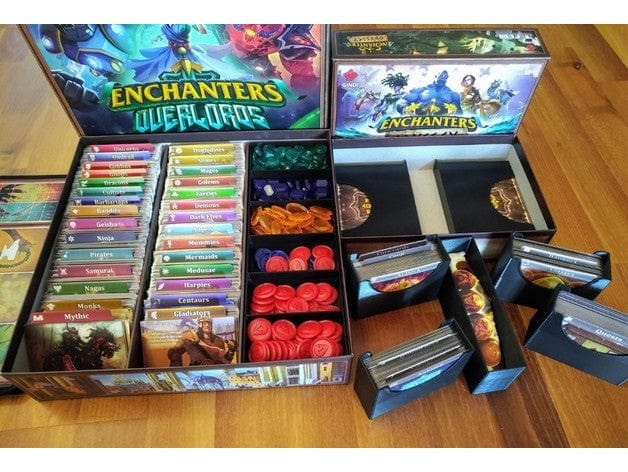 Tabletop Terrain Board Game Insert Enchanters East Quest with Expansions Board Game Insert / Organizer