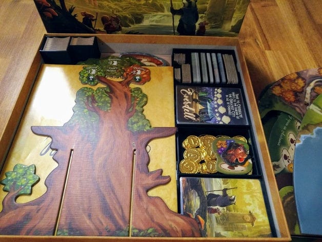 Tabletop Terrain Board Game Insert Everdell with all Expansions Board Game Insert / Organizer