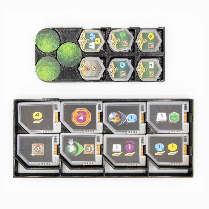 Tabletop Terrain Board Game Insert Gaia Project 3D Printed Insert/Organizer in Color