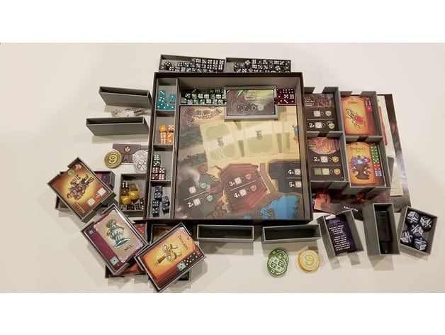 Tabletop Terrain Board Game Insert Insert / Organizer compatible with King's Forge + Expansions Board Game