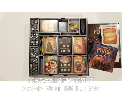 Tabletop Terrain Board Game Insert Insert / Organizer compatible with King's Forge + Expansions Board Game