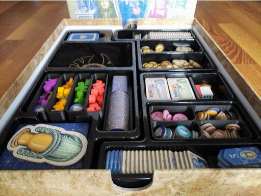 Tabletop Terrain Board Game Insert Lisboa with Deluxe Components Board Game Insert / Organizer