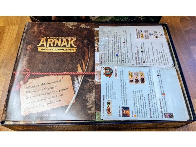 Tabletop Terrain Board Game Insert Lost Ruins of Arnak + Expansion Board Game Insert / Organizer