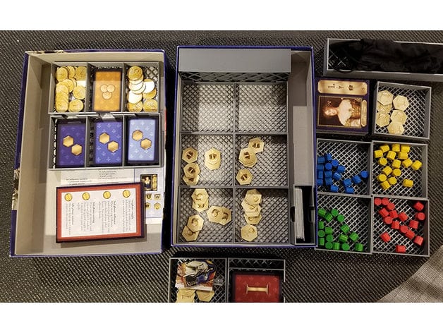 Tabletop Terrain Board Game Insert Louis XIV + The Favorite Expansion Board Game Insert / Organizer Tabletop Terrain