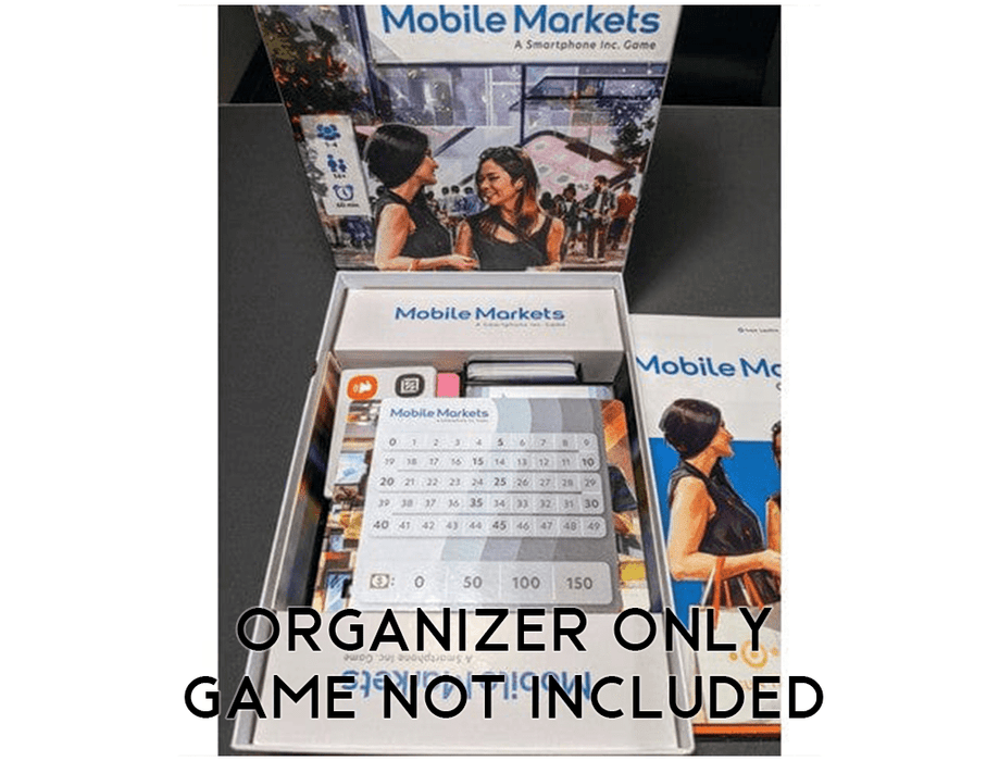 Tabletop Terrain Board Game Insert Mobile Markets Board Game Insert / Organizer