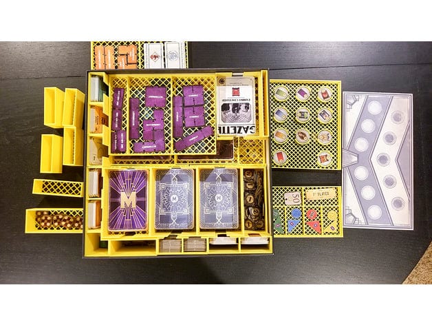 Tabletop Terrain Board Game Insert Museum: Pictura with Expansions Board Game Insert / Organizer