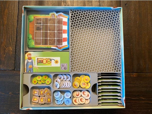 Tabletop Terrain Board Game Insert My Farm Shop Board Game Insert / Organizer