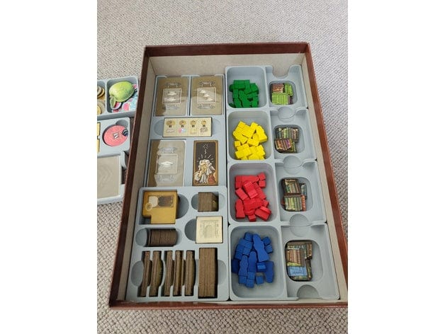 Tabletop Terrain Board Game Insert Newton + Great Discoveries Board Game Insert / Organizer