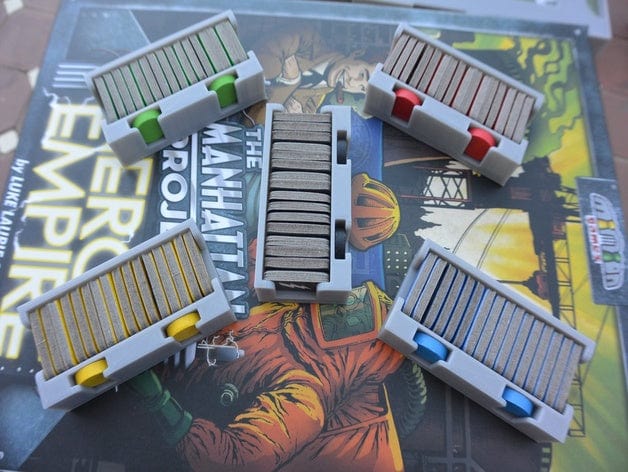 Tabletop Terrain Board Game Insert Overstock - The Manhattan Project Energy Empire Board Game Insert / Organizer