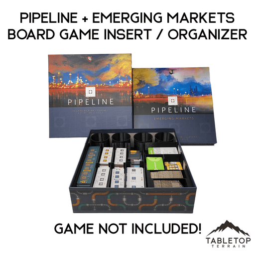 Tabletop Terrain Board Game Insert Pipeline + Emerging Markets Board Game Insert / Organizer