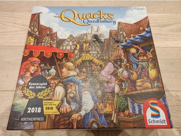 Tabletop Terrain Board Game Insert Quacks of Quedlinburg and Expansions Board Game Insert / Organizer Tabletop Terrain