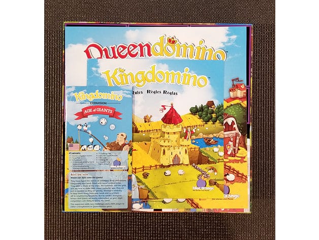 Queendomino / Kingdomino / Age of Giants Board Game Insert / Organizer —  Tabletop Terrain