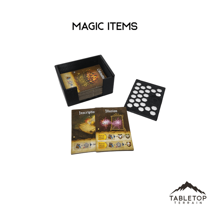 Tabletop Terrain Board Game Insert Res Arcana with Expansions 1+2 Board Game Insert / Organizer