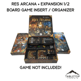 Tabletop Terrain Board Game Insert Res Arcana with Expansions 1+2 Board Game Insert / Organizer