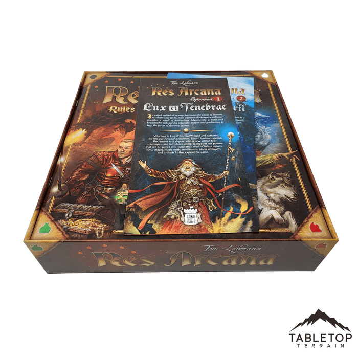 Tabletop Terrain Board Game Insert Res Arcana with Expansions 1+2 Board Game Insert / Organizer