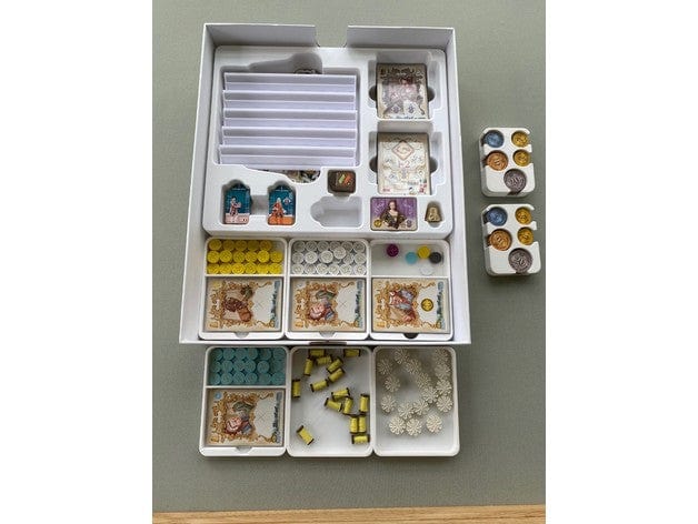 Tabletop Terrain Board Game Insert Rococo Deluxe Insert Trays Board Game Insert / Organizer