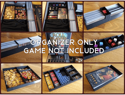 Tabletop Terrain Board Game Insert Roll Player with Monsters & Minions Expansion Board Game Insert / Organizer