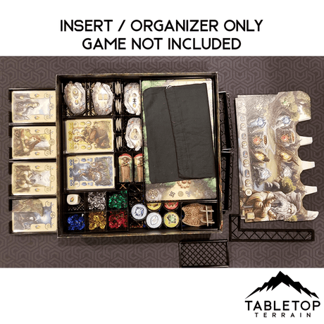 Tabletop Terrain Board Game Insert Rune Stones+Expansions Board Game Insert / Organizer