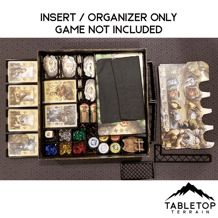 Tabletop Terrain Board Game Insert Rune Stones+Expansions Board Game Insert / Organizer Tabletop Terrain