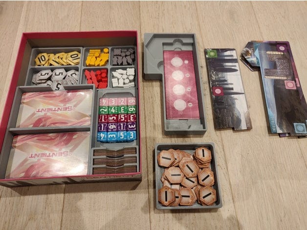 Tabletop Terrain Board Game Insert Sentient Board Game Insert / Organizer