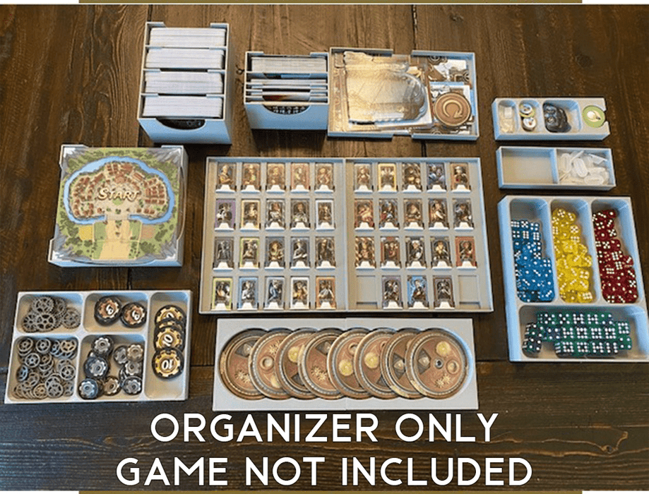 Tabletop Terrain Board Game Insert Steampunk Rally Fusion Board Game Insert / Organizer