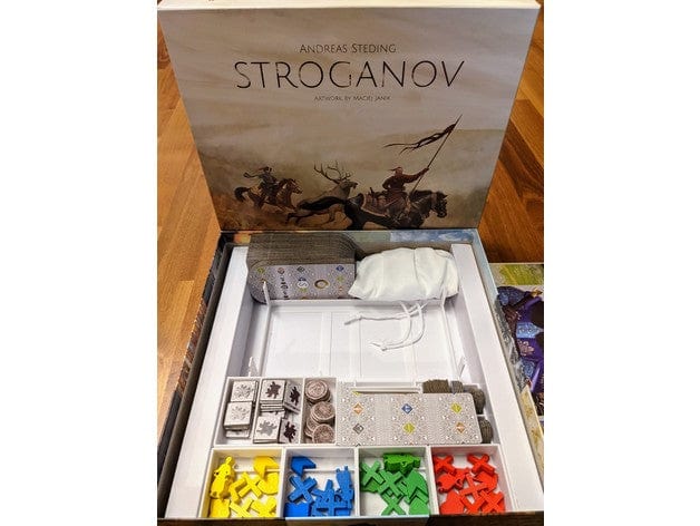 Tabletop Terrain Board Game Insert Stroganov Board Game Insert / Organizer