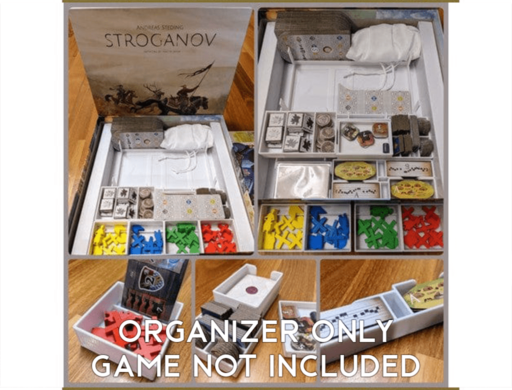 Tabletop Terrain Board Game Insert Stroganov Board Game Insert / Organizer