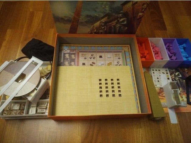 Tabletop Terrain Board Game Insert Tekhenu Board Game Insert / Organizer