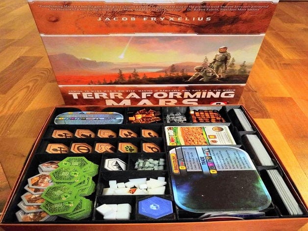Terraforming Mars with all Expansions Board Game Insert / Organizer —  Tabletop Terrain