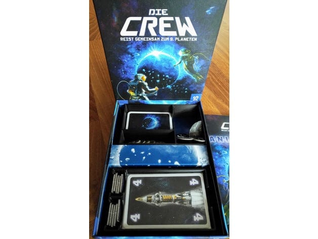 Tabletop Terrain Board Game Insert The Crew Board Game Insert / Organizer