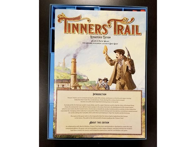 Tabletop Terrain Board Game Insert Tinners' Trail Board Game Insert / Organizer