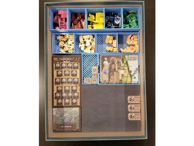 Tabletop Terrain Board Game Insert Tinners' Trail Board Game Insert / Organizer