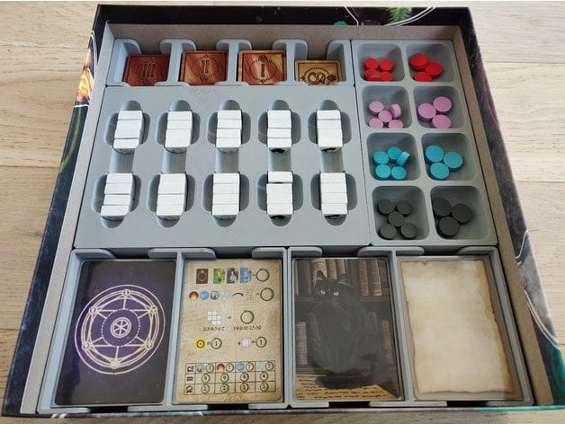 Tabletop Terrain Board Game Insert Trismegistus Board Game Insert / Organizer