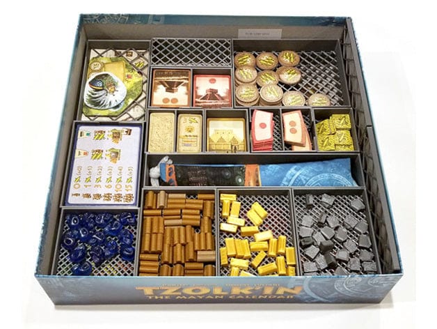 Tabletop Terrain Board Game Insert Tzolk'in + Expansions Board Game Insert / Organizer