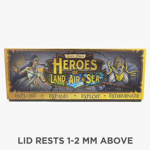 Tabletop Terrain Board Game Insert Ultimate Heroes of Land, Air, and Sea Organizer/Insert