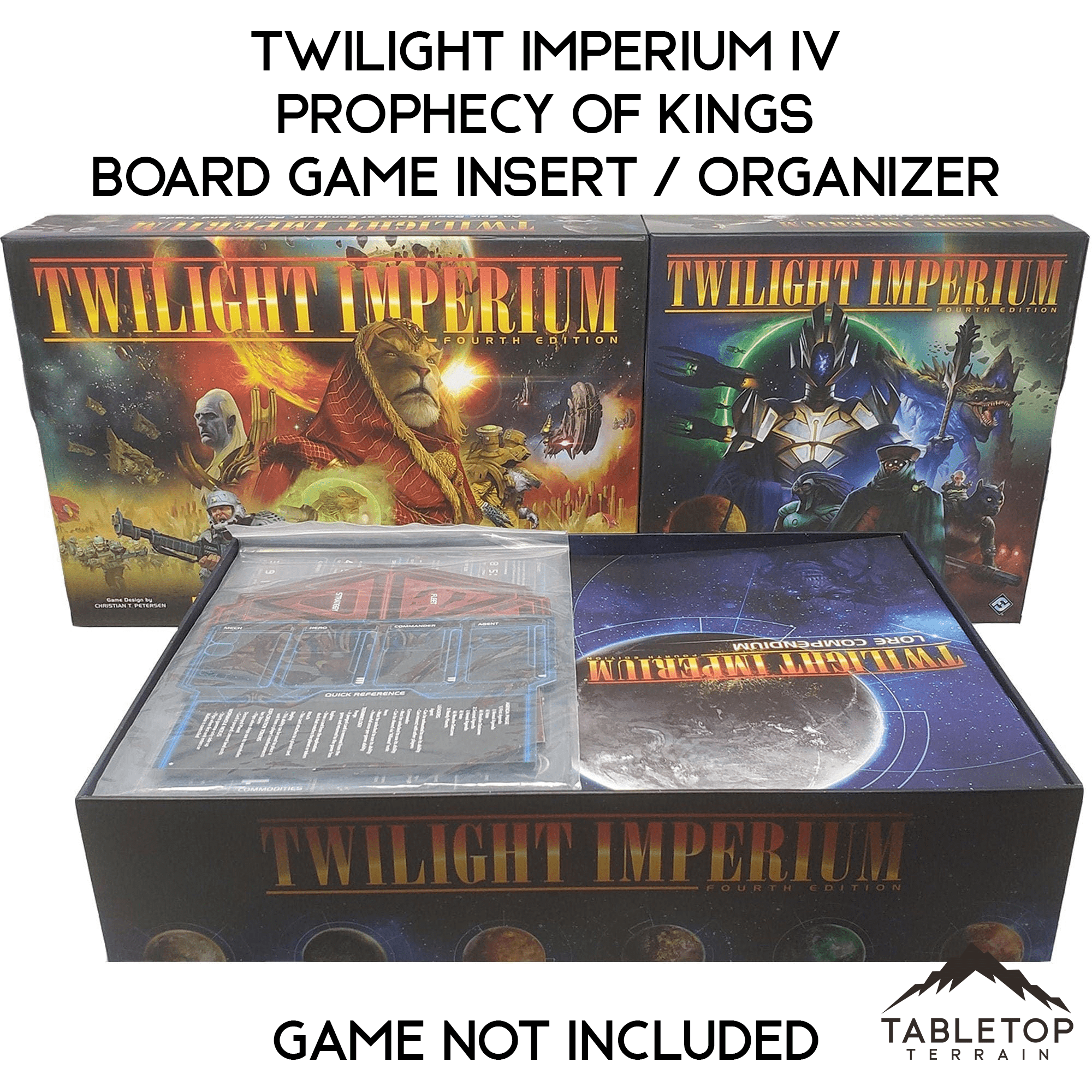 Ultimate Twilight Imperium 4 + PoK Insert/Organizer – Tabletop Terrain