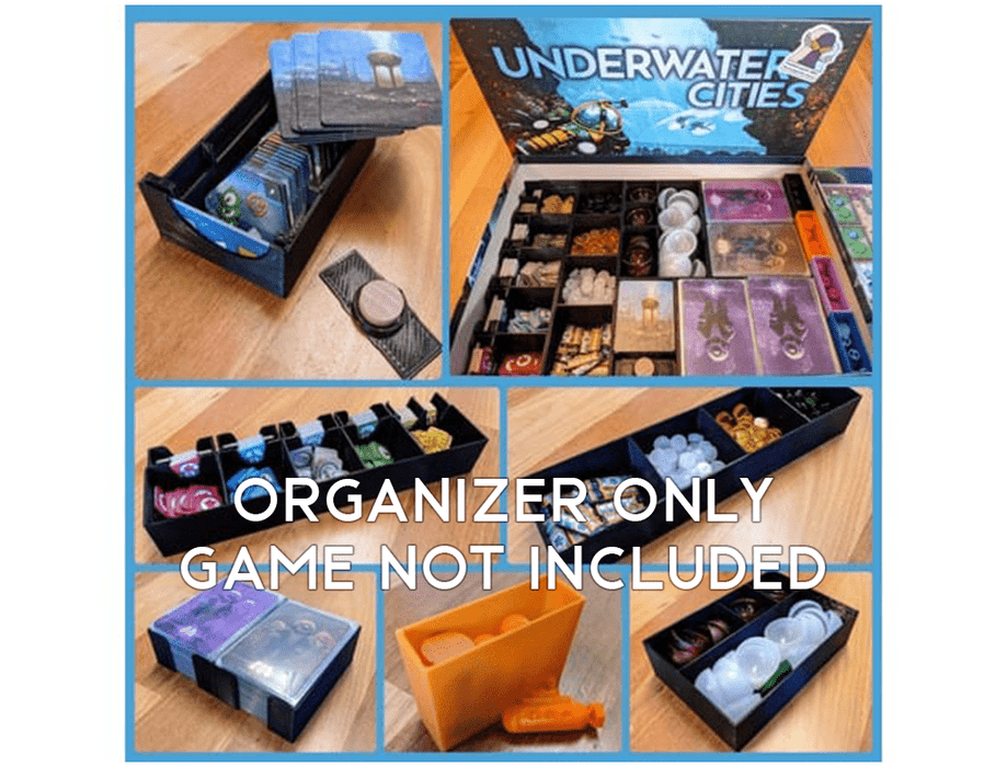 Tabletop Terrain Board Game Insert Underwater Cities + Expansion Board Game Insert / Organizer Tabletop Terrain