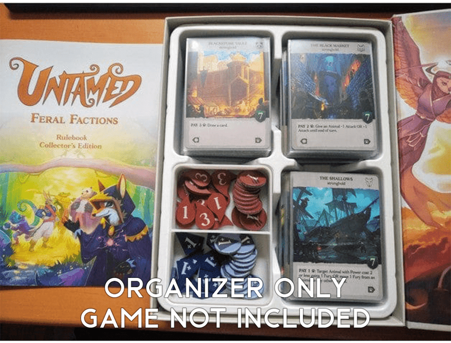 Tabletop Terrain Board Game Insert Untamed Feral Factions Board Game Insert / Organizer