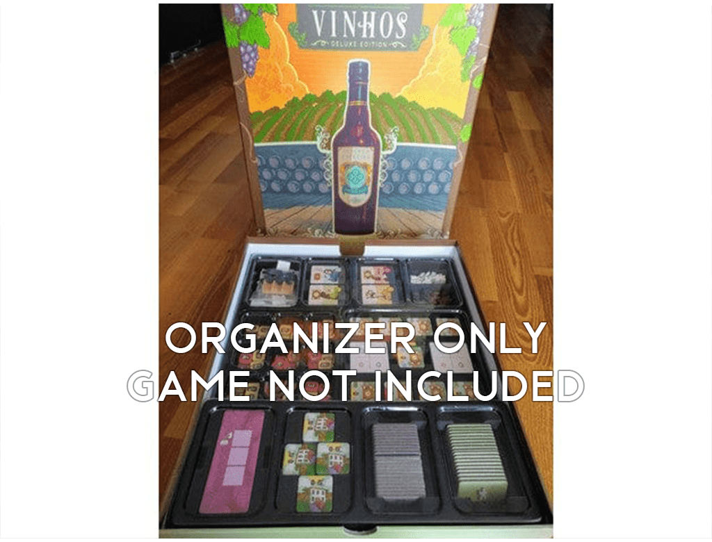 Tabletop Terrain Board Game Insert Vinhos with Kickstarter Extras Board Game Insert / Organizer