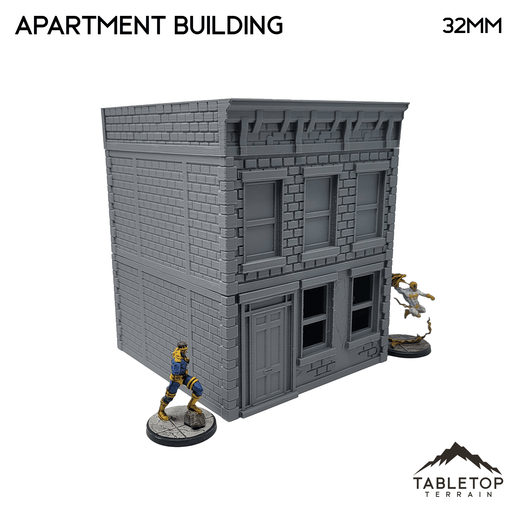 Tabletop Terrain Building Apartment Building - Marvel Crisis Protocol Building Tabletop Terrain