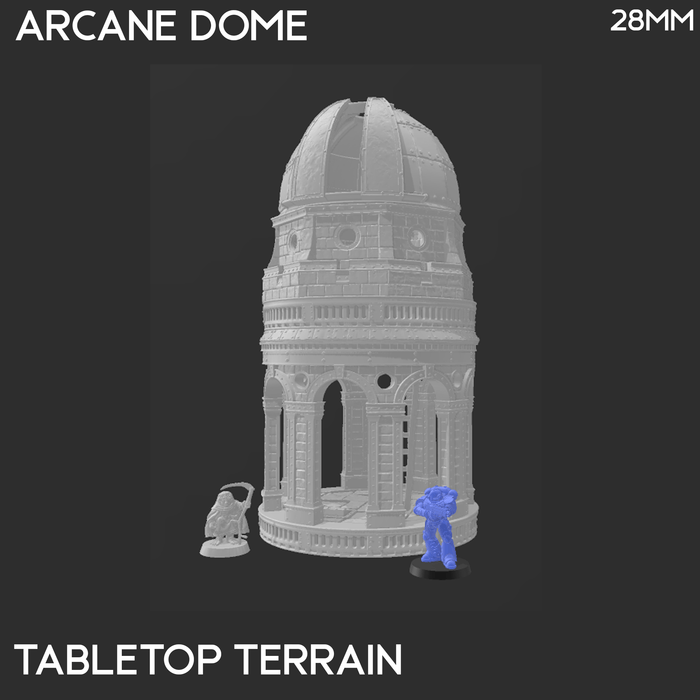 Tabletop Terrain Building Arcane Dome - Rise of the Halflings - Fantasy Building Tabletop Terrain