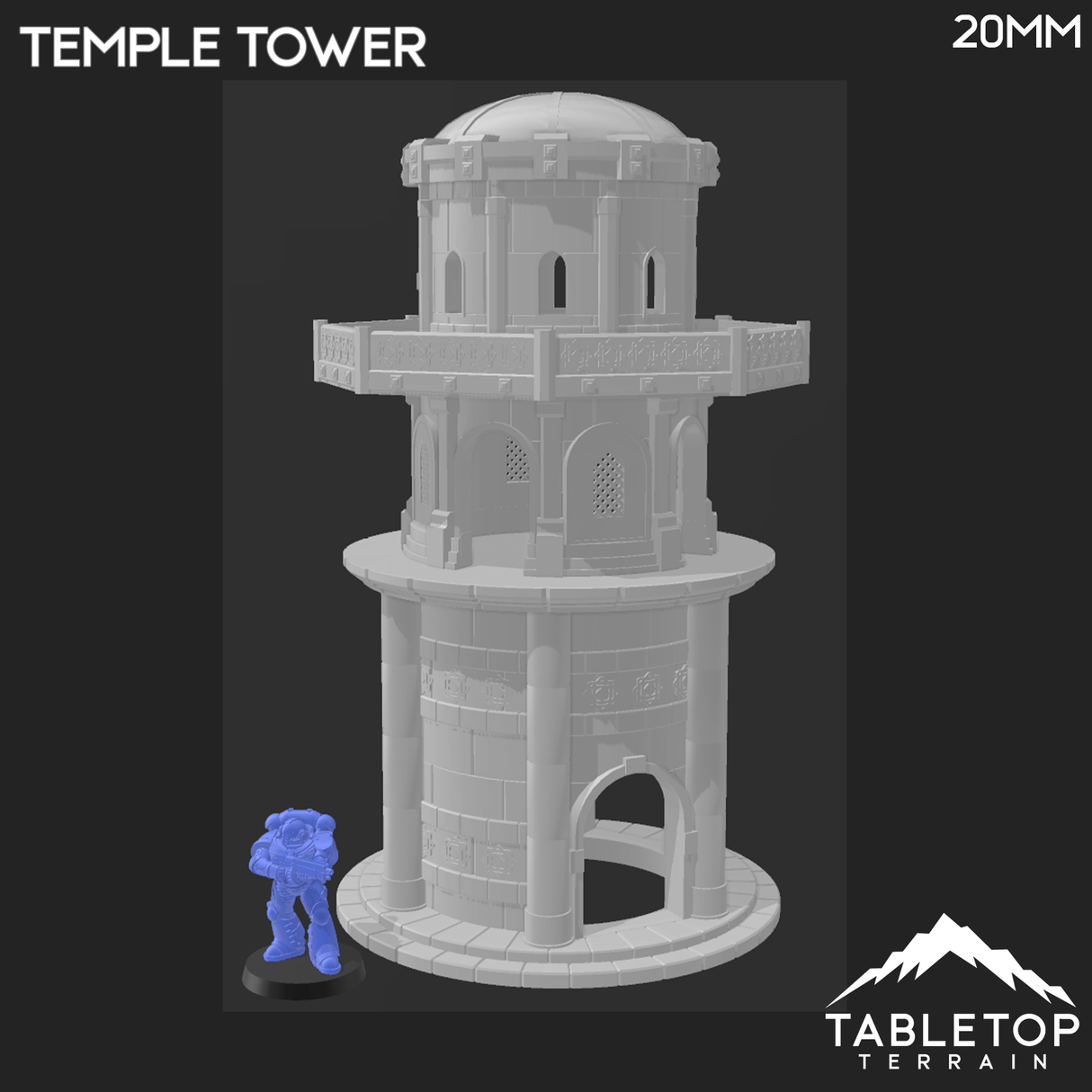 Tabletop Terrain Building Atreus Settlement Temple Tower - Star Wars Legion Building